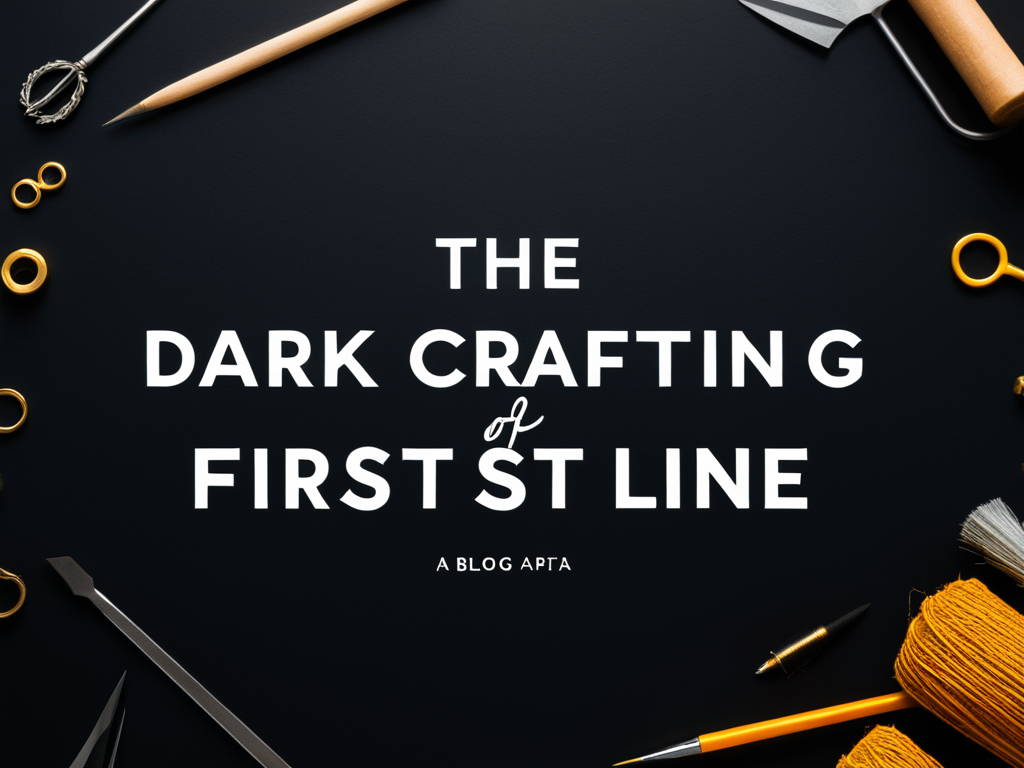 Featured image for blog post: The Dark Art of Crafting a Compelling First Line